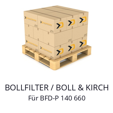   BOLLFILTER / BOLL & KIRCH Für BFD-P 140 660