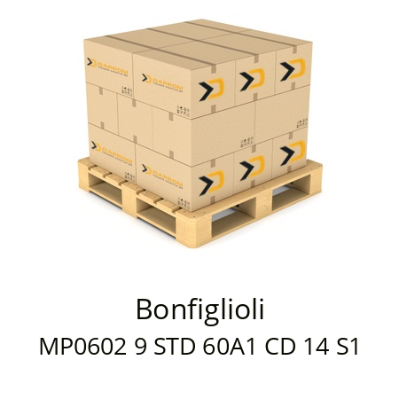  MP0602 9 STD 60A1 CD 14 S1 Bonfiglioli 