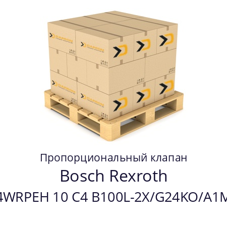 Пропорциональный клапан 4WRPEH 10 C4 B100L-2X/G24KO/A1M Bosch Rexroth 