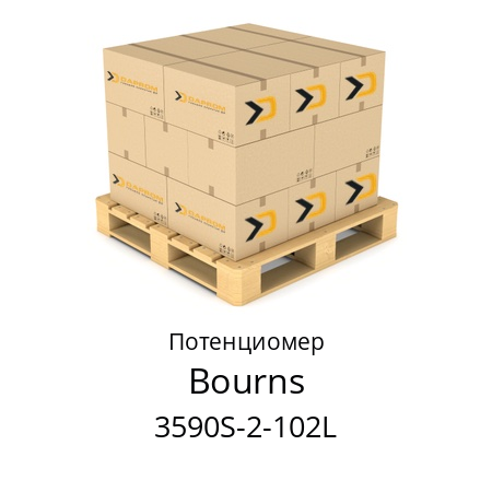 Потенциомер  Bourns 3590S-2-102L