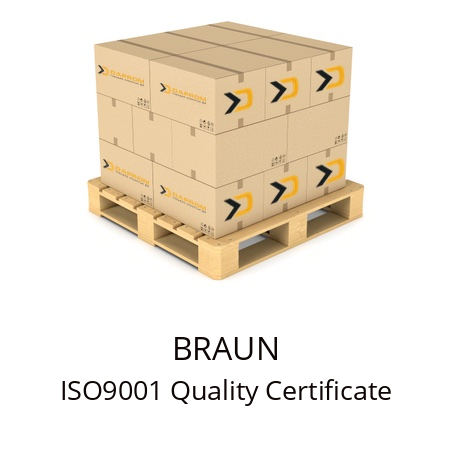   BRAUN ISO9001 Quality Certificate