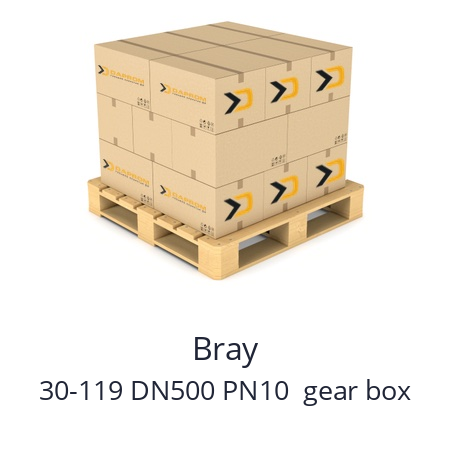   Bray 30-119 DN500 PN10  gear box