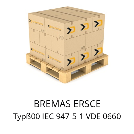   BREMAS ERSCE Typß00 IEC 947-5-1 VDE 0660