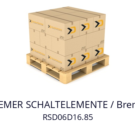   BREMER SCHALTELEMENTE / Bremer RSD06D16.85