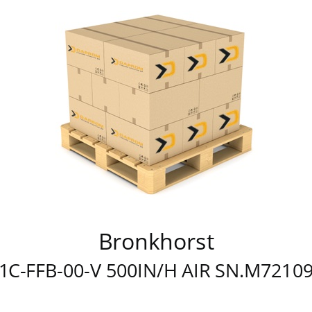   Bronkhorst F201C-FFB-00-V 500IN/H AIR SN.M7210917B