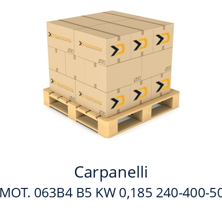   Carpanelli MOT. 063B4 B5 KW 0,185 240-400-50