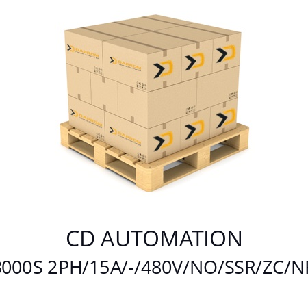   CD AUTOMATION CD3000S 2PH/15A/-/480V/NO/SSR/ZC/NF/IM