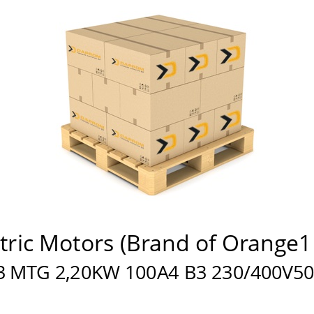   CEG Electric Motors (Brand of Orange1 Holding) IE3 MTG 2,20KW 100A4 B3 230/400V50Hz