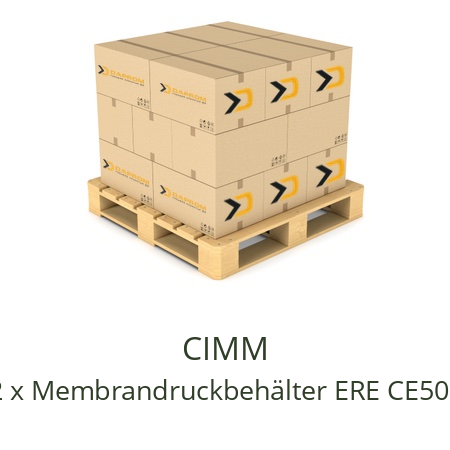   CIMM 2 x Membrandruckbehälter ERE CE500