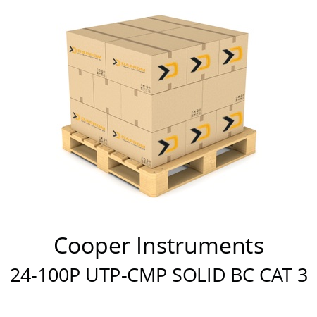   Cooper Instruments 24-100P UTP-CMP SOLID BC CAT 3