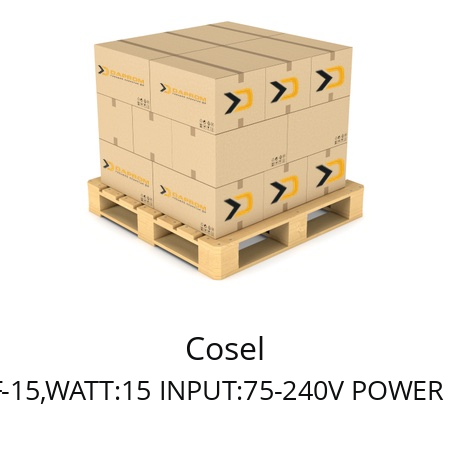   Cosel LDA15F-15,WATT:15 INPUT:75-240V POWER SUPPLY