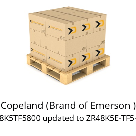   Copeland (Brand of Emerson ) ZR48K5TF5800 updated to ZR48K5E-TF5-800