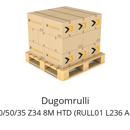   Dugomrulli D140/50/35 Z34 8M HTD (RULL01 L236 A530).