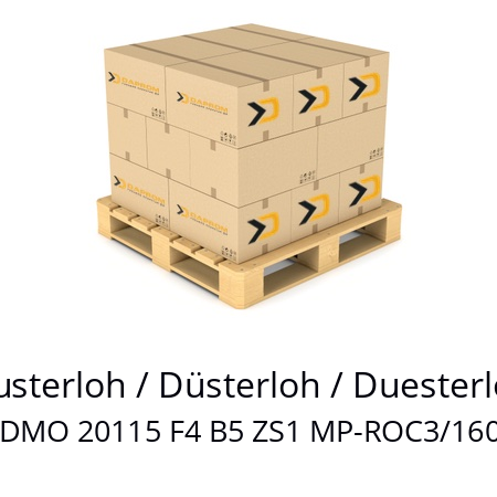   Dusterloh / Düsterloh / Duesterloh DMO 20115 F4 B5 ZS1 MP-ROC3/160