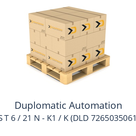   Duplomatic Automation PS T 6 / 21 N - K1 / K (DLD 72650350611)