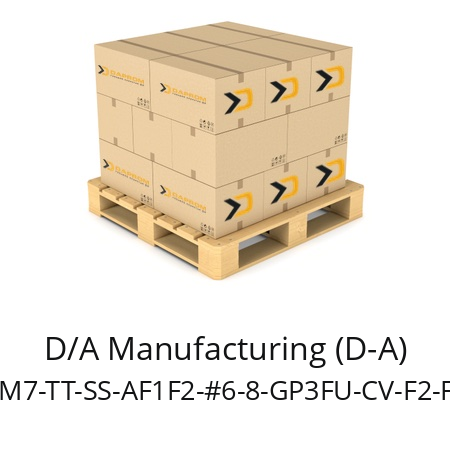   D/A Manufacturing (D-A) PRGM7-TT-SS-AF1F2-#6-8-GP3FU-CV-F2-FIL50