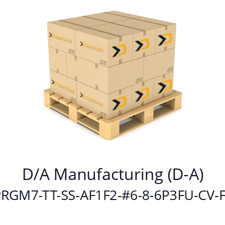   D/A Manufacturing (D-A) PRGM7-TT-SS-AF1F2-#6-8-6P3FU-CV-F2