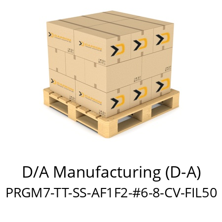   D/A Manufacturing (D-A) PRGM7-TT-SS-AF1F2-#6-8-CV-FIL50
