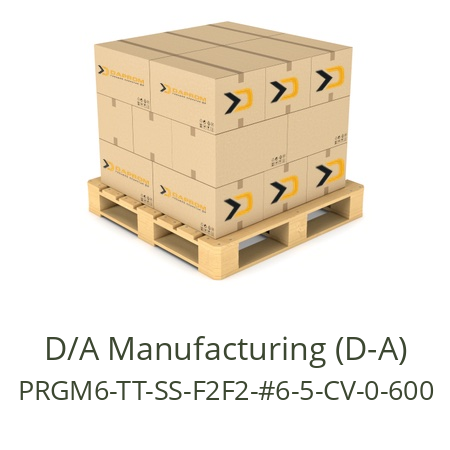   D/A Manufacturing (D-A) PRGM6-TT-SS-F2F2-#6-5-CV-0-600