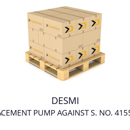   DESMI REPLACEMENT PUMP AGAINST S. NO. 415558-01