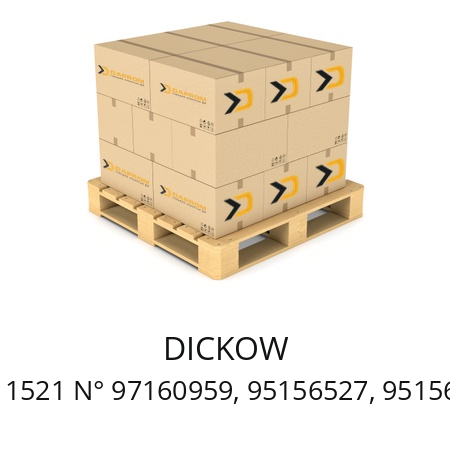   DICKOW HZS 1521 N° 97160959, 95156527, 95156526