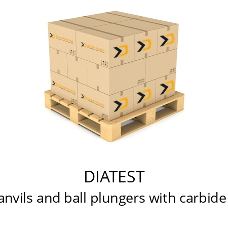   DIATEST Ball anvils and ball plungers with carbide balls