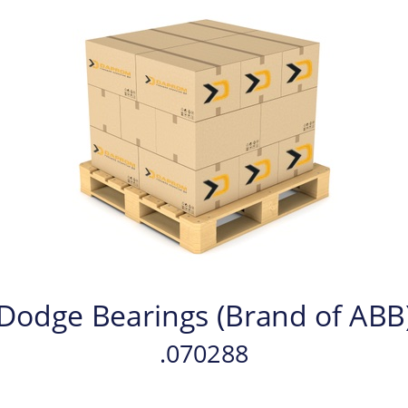   Dodge Bearings (Brand of ABB) .070288