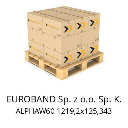   EUROBAND Sp. z o.o. Sp. K. ALPHAW60 1219,2x125,343