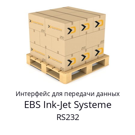 Интерфейс для передачи данных RS232 EBS Ink-Jet Systeme 