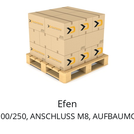   Efen TPS 00/250, ANSCHLUSS M8, AUFBAUMONT.