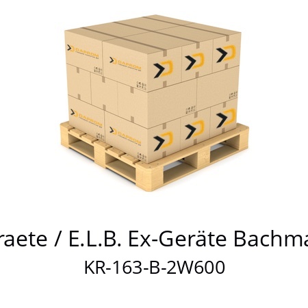   E.L.B. Fuellstandsgeraete / E.L.B. Ex-Geräte Bachmann GmbH & Co. KG. KR-163-B-2W600