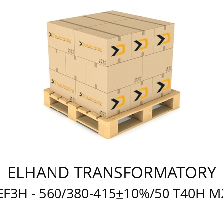   ELHAND TRANSFORMATORY EF3H - 560/380-415±10%/50 T40H M2