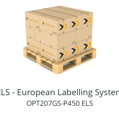   ELS - European Labelling System OPT207GS-P450 ELS