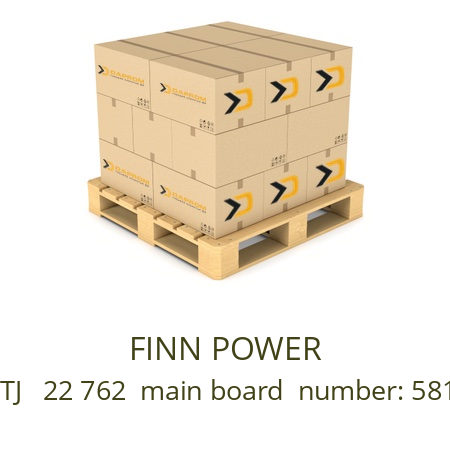  4193/58105I/HTJ   22 762  main board  number: 58105 FP572024A FINN POWER 