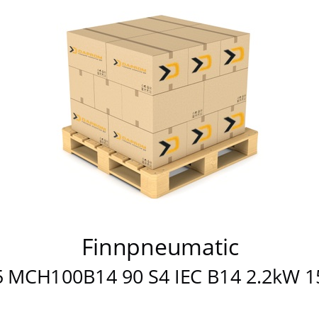   Finnpneumatic BD 58-L-U-3-B -125 MCH100B14 90 S4 IEC B14 2.2kW 1500rpm 400V 50HZ