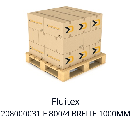   Fluitex 208000031 E 800/4 BREITE 1000MM