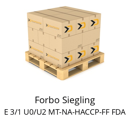   Forbo Siegling E 3/1 U0/U2 MT-NA-HACCP-FF FDA