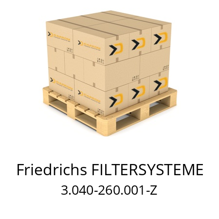   Friedrichs FILTERSYSTEME 3.040-260.001-Z
