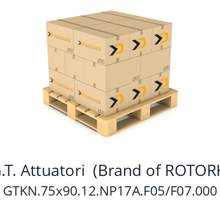   G.T. Attuatori  (Brand of ROTORK) GTKN.75x90.12.NP17A.F05/F07.000