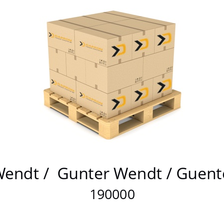   Günter Wendt /  Gunter Wendt / Guenter Wendt 190000