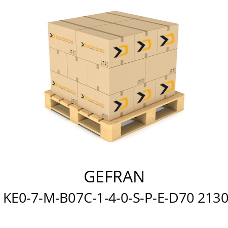   GEFRAN F063827 KE0-7-M-B07C-1-4-0-S-P-E-D70 2130A000X00