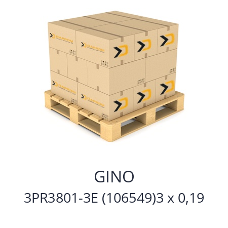   GINO 3PR3801-3E (106549)3 x 0,19