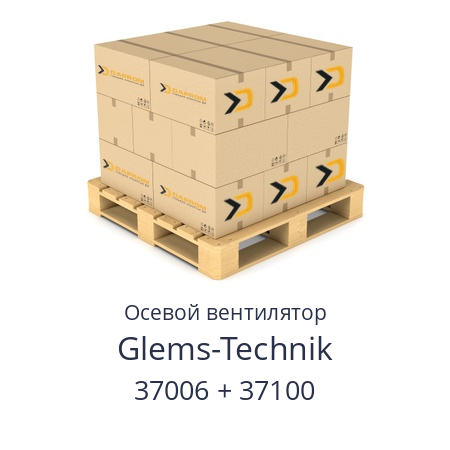 Осевой вентилятор  Glems-Technik 37006 + 37100