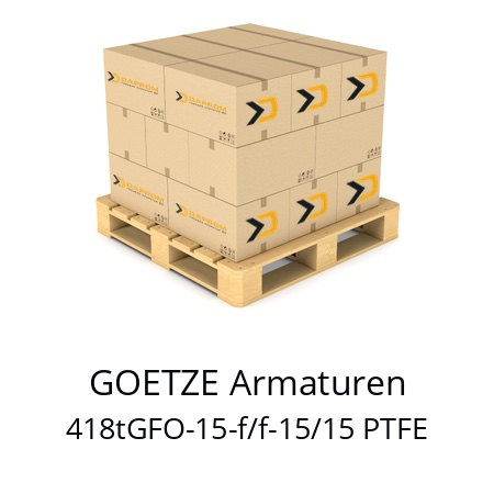   GOETZE Armaturen 418tGFO-15-f/f-15/15 PTFE