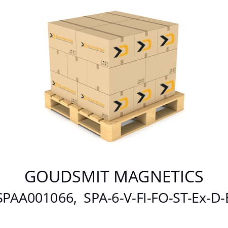   GOUDSMIT MAGNETICS SPAA001066,  SPA-6-V-FI-FO-ST-Ex-D-B