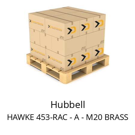   Hubbell HAWKE 453-RAC - A - M20 BRASS