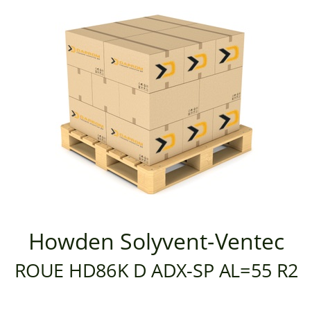   Howden Solyvent-Ventec ROUE HD86K D ADX-SP AL=55 R2