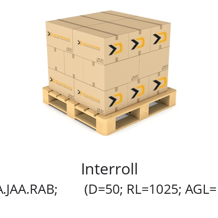   Interroll 1.75A.JAA.RAB;        (D=50; RL=1025; AGL=1035)