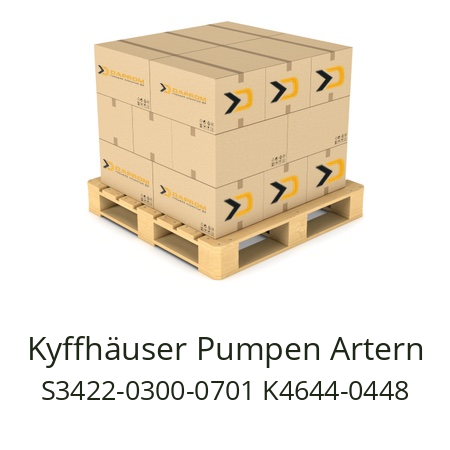   Kyffhäuser Pumpen Artern S3422-0300-0701 K4644-0448