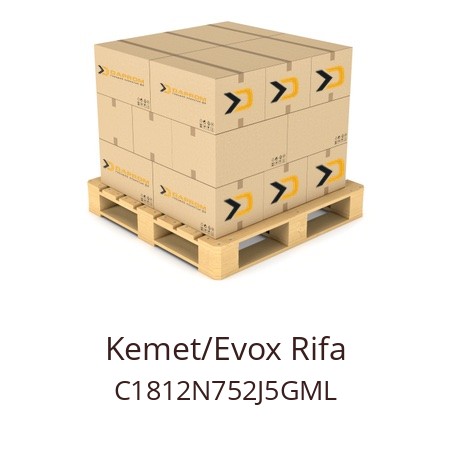   Kemet/Evox Rifa C1812N752J5GML